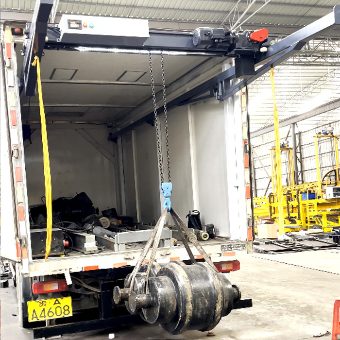 车载吊机模具行业应用